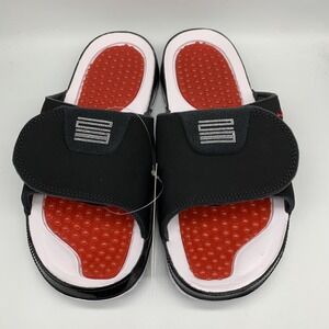 Air Jordan Hydro XI Retro‎ Bred Slides Size 8